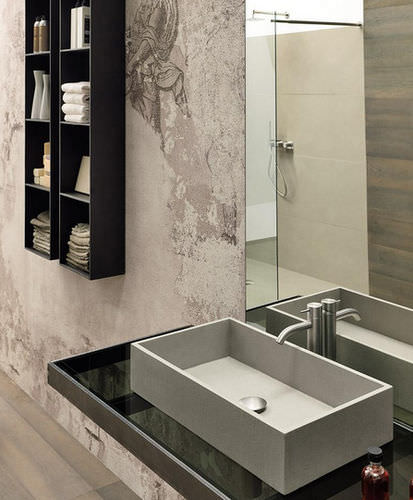 Bathroom column cabinet - SURF - MODULNOVA - contemporary