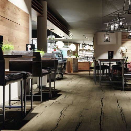 Engineered parquet floor - CORAL BLACK BRUSHED / GREY OIL - mafi Naturholzboden GmbH - oak / oiled / brushed