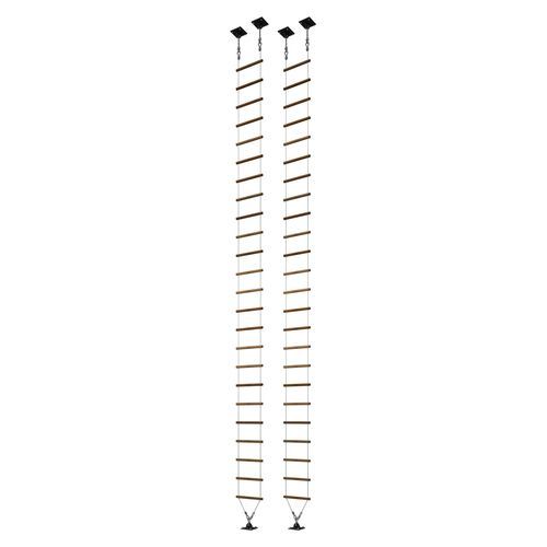 Public space playground ladder - COMMANDO DOUBLE - Walltopia - steel
