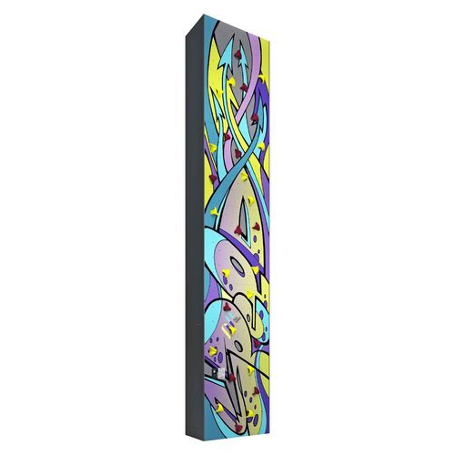 Fixed climbing wall - GRAFFITI SPEED  - Walltopia - for playground / outdoor
