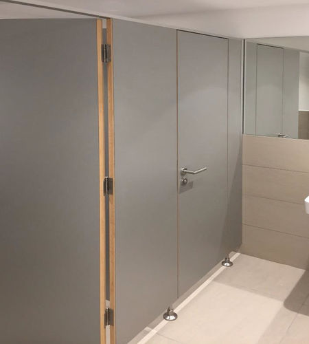 Melamine washroom cubicle - TOPAZE 40 - FRANCE EQUIPEMENT - toilet / for public building