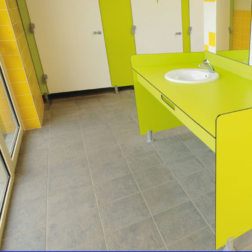 Double vanity top - FRANCE EQUIPEMENT - laminate / custom-made / professional