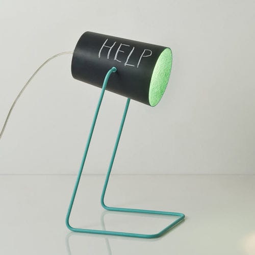 Table lamp - Paint T lavagna - in-es artdesign - steel / in Nebulite® / modern