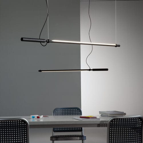 Pendant lamp - COLIBRI' - Martinelli Luce Spa - anodized aluminum / methacrylate / original design