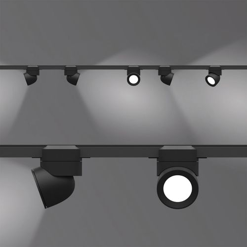 LED track light - SISTEMA U - Martinelli Luce Spa - round / aluminum / methacrylate