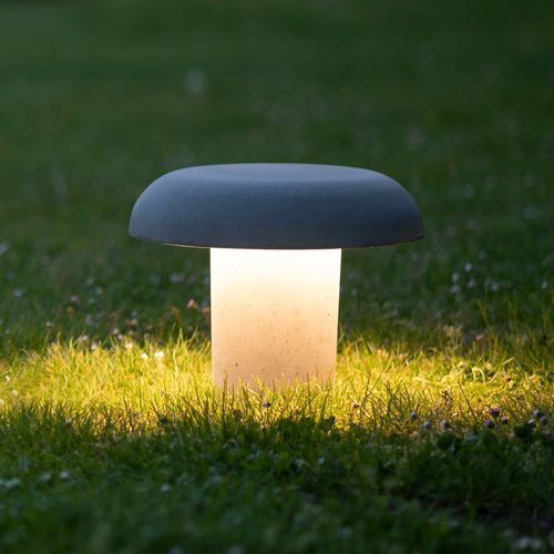 Floor lamp - AMANITA - Martinelli Luce Spa - polycarbonate / concrete / contemporary