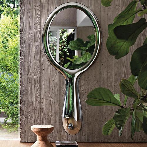 Wall-mounted mirror - LOLLIPOP - FIAM ITALIA - commercial / contemporary / oval