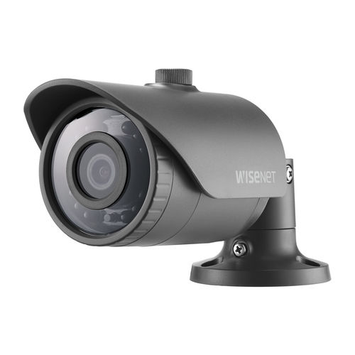 Fixed security camera - SCO-6025R - Hanwha Techwin - bullet / built-in / color