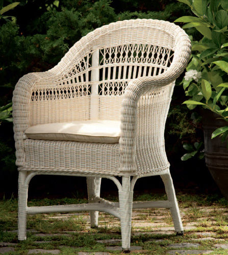 Fibre chair best sale with cushion