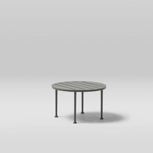 Contemporary coffee table - CURIO - POINT - aluminum / painted aluminum / thermo-lacquered aluminum