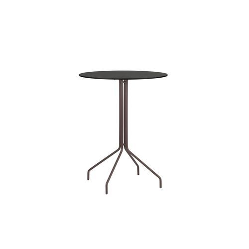 Contemporary coffee table - WEAVE - POINT - aluminum / painted aluminum / porcelain
