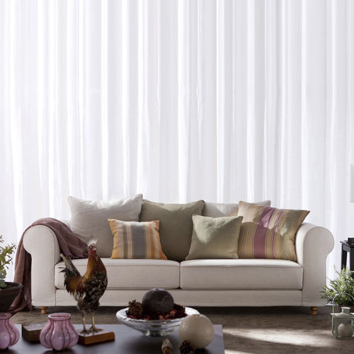 Traditional sofa - CAMBRIDGE - BERTO - fabric / leather / beige