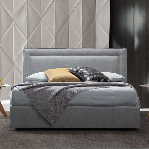 Double bed - CASSANDRA - BERTO - contemporary / upholstered / with upholstered headboard