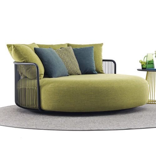 Round sofa - JOHN B - BERTO - contemporary / garden / patio