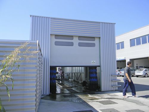 Roll-up industrial door - LAMPO - Breda Sistemi Industriali S.p.A. - Portoni Seziona - PVC / automatic / for public building