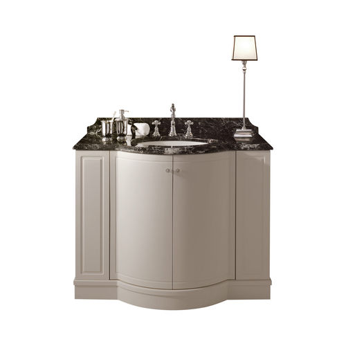 Freestanding washbasin BOSTON 100 GENTRY HOME marble / traditional / with shelf