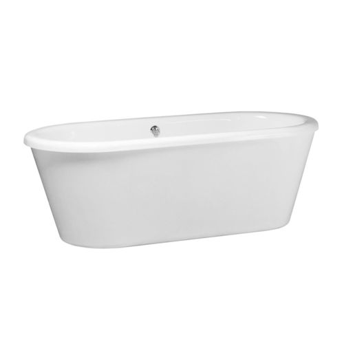 Oval bathtub - TREND - GENTRY HOME - free-standing / acrylic / white