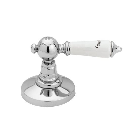Shower shut-off valve - 8370/8371 SERIES - GENTRY HOME - chromed metal / bathroom / 1-hole