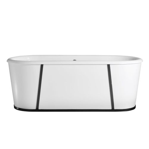 Oval bathtub - BARRY - GENTRY HOME - free-standing / cast iron / white