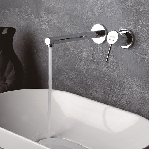 Washbasin mixer tap - SPRINT-ONE : FIIN06137 - GUGLIELMI - wall-mounted / chromed metal / bathroom