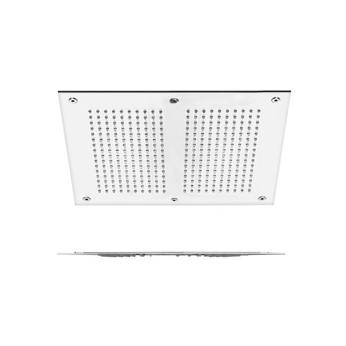 Recessed ceiling shower head - FIAD80661 - GUGLIELMI - rectangular / with built-in light / with chromotherapy