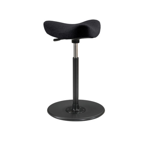 Fabric task stool - MOVE™ - VARIER - metal base / upholstered / adjustable-height