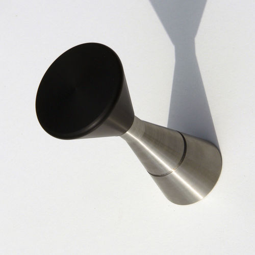 Minimalist design coat hook - FULLSTOP - INSILVIS - steel / individual / commercial