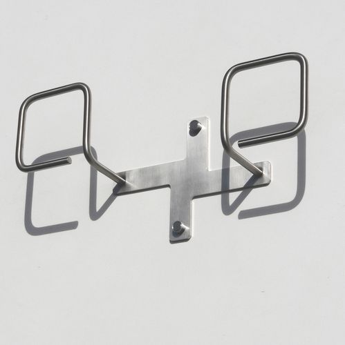 Wall-mounted coat rack - DIRECTIONS 2 - INSILVIS - contemporary / stainless steel / commercial
