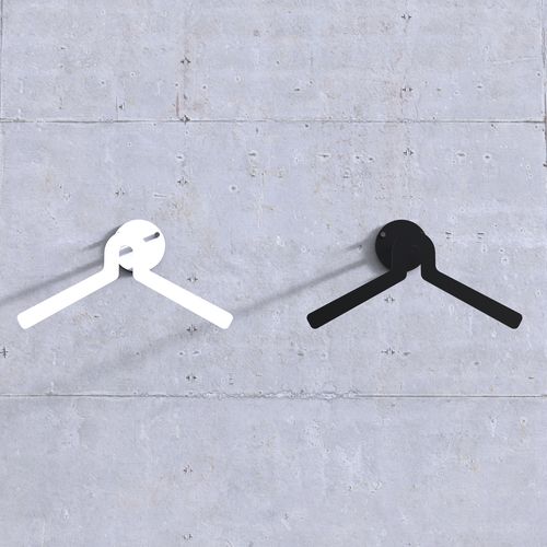 Contemporary coat hook - LIBERTY 1 - INSILVIS - stainless steel / painted steel / individual