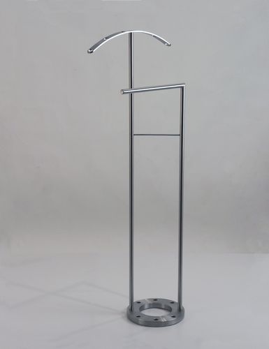 Floor-mounted valet stand - ANALOGON 3 - INSILVIS - metal / contemporary
