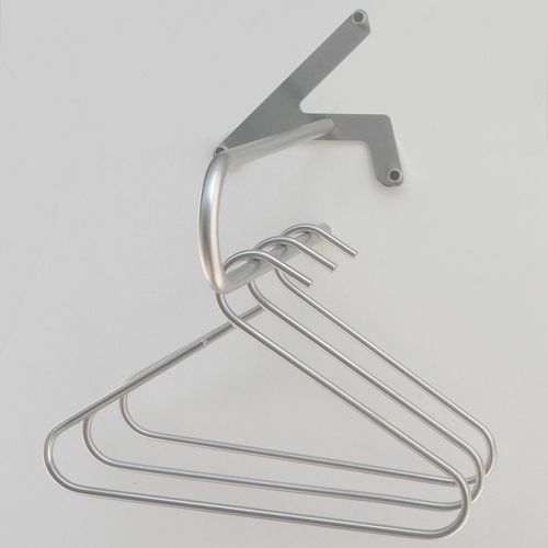 Wallmounted coat hanger rack EQUILATERAL 1 INSILVIS