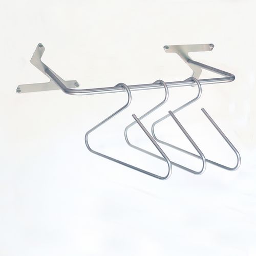 Wall-mounted coat hanger rack - EQUILATERAL 3 - INSILVIS