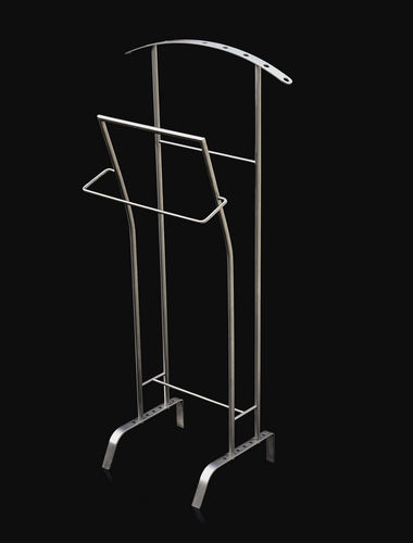 Floor-mounted valet stand - IRRTUM - INSILVIS - metal / traditional