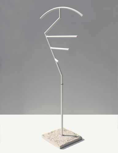 Floor-mounted valet stand - RAYS of Sunshine - INSILVIS - steel / contemporary