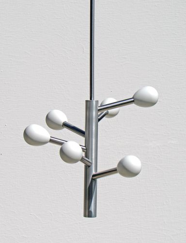 Ceiling-mounted coat rack - ARTIFICIO 5 - INSILVIS - contemporary / steel / aluminum