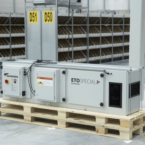 Activated carbon air purifier - ETO - Euromate - free-standing / commercial / hygiene