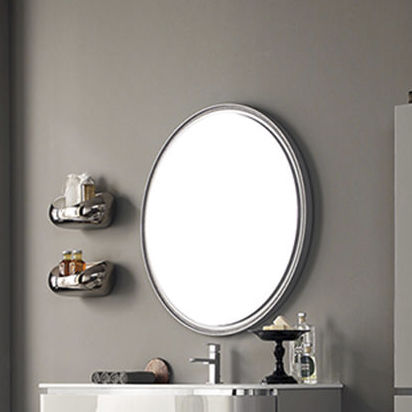 Wall-mounted bathroom mirror - ACACIA - ARDECO - contemporary / rectangular / round