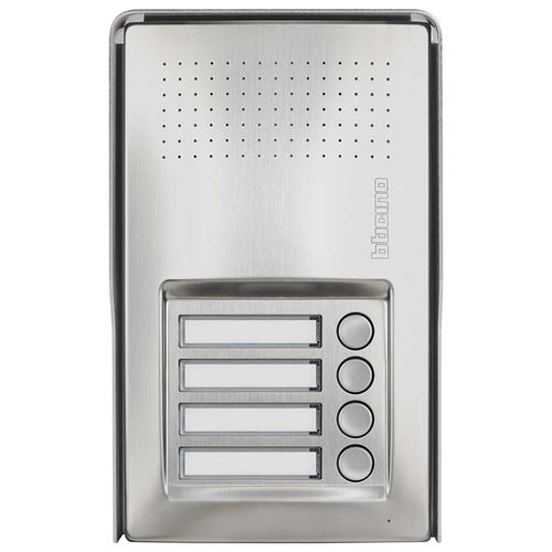 Stainless steel door station - 343101 - Bticino - built-in / exterior / interior