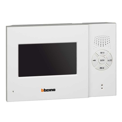 Stainless steel video door intercom - 321061 - Bticino - built-in ...