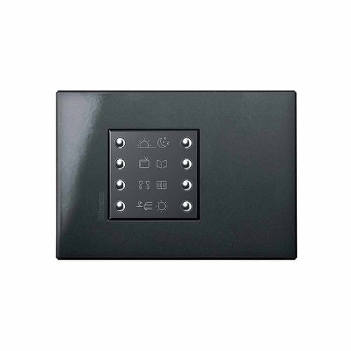 Light switch - H4652 - Bticino - for roller shutters / for home automation systems / push-button
