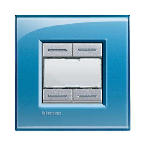 Light switch - LT4680KNX - Bticino - push-button / automatic / recessed