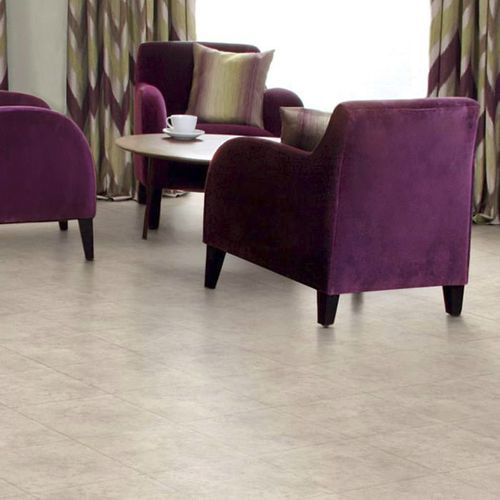 Vinyl flooring - FIRST : CERAMIC PALE  - Amtico International - indoor / residential / commercial
