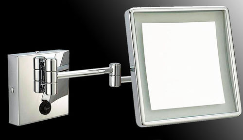 Wall-mounted bathroom mirror - SPEKKIO 203 - MONTELEONE - contemporary / rectangular / metal