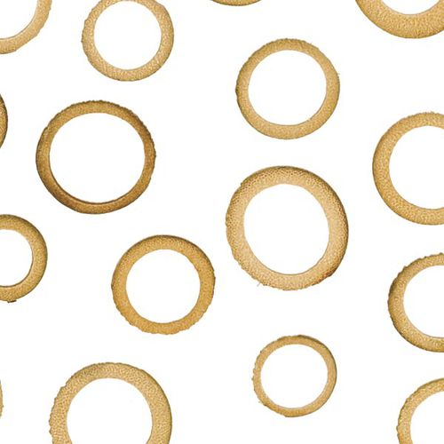 Interior decorative panel - BAMBOO RINGS - Lumicor - bamboo / resin / smooth
