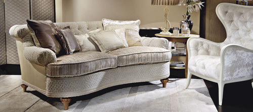 Traditional sofa - PRESTIGE - MEDEA - silk / multi-color / 3-seater