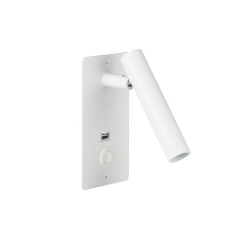 Reading wall light - NAUTY USB - BROSSIER SADERNE - contemporary / indoor / metal