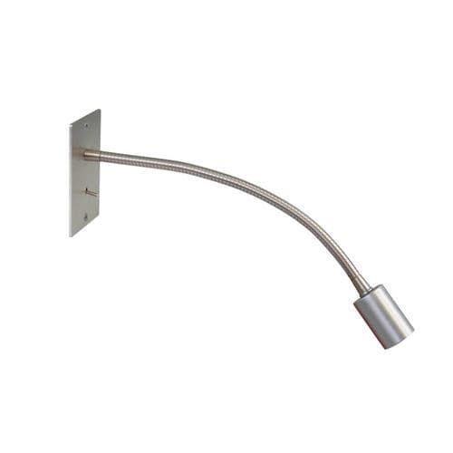 Reading wall light - SEMALED II - BROSSIER SADERNE - contemporary / indoor / chromed metal