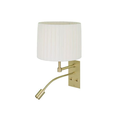 Reading wall light - EOLIA - BROSSIER SADERNE - traditional / indoor / brushed brass