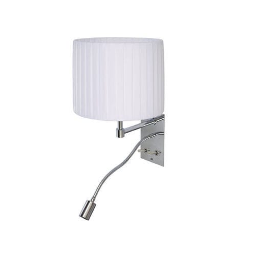 Reading wall light - IDILIANE - BROSSIER SADERNE - contemporary / indoor / chromed metal