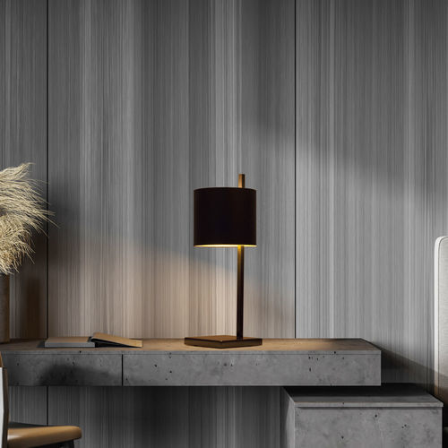 Table lamp - HYDE - BROSSIER SADERNE - lacquered metal / fabric / contemporary